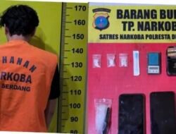Warga Sergap Pengedar, Sabu 3,73 Gram dan Timbangan Disita Polisi Deliserdang