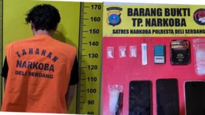 Warga Sergap Pengedar, Sabu 3,73 Gram dan Timbangan Disita Polisi Deliserdang