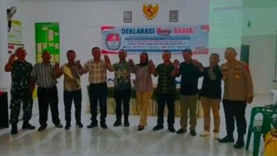 Deklarasi Damai Pilkades Serentak di Pulau Rakyat, Tiga Cakades Tidak Hadir