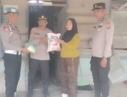 Angin Kencang Rusak Empat Rumah di Batubara, Polsek Medang Deras Bantu Korban
