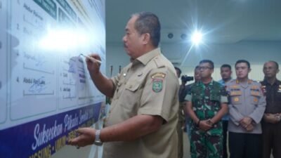 Bupati Asahan Deklarasikan Pilkades Damai 2026, 128 Calon Siap Berkompetisi