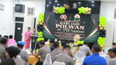 Peringati HUT ke-78 Polwan di Sergai