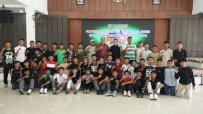 Bupati Asahan Lepas Kontingen Sepak Bola Piala Soeratin U-13 dan U-15