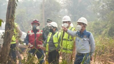 Api Gambut Membandel, Inalum Perkuat Operasi Pemadaman di Mempawah