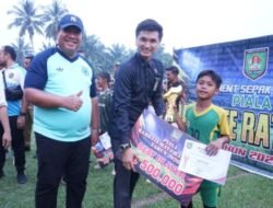 Bupati Asahan Tutup Turnamen Sepak Bola Rambate Rata Raya Cup U-10