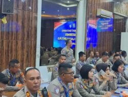 Satlantas Polres Tebing Tinggi Rakernis Lalu Lintas di Mapolda Sumut