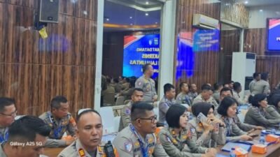 Satlantas Polres Tebing Tinggi Rakernis Lalu Lintas di Mapolda Sumut