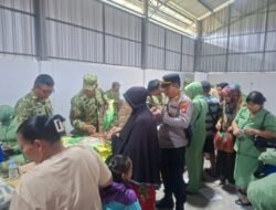 Sambut HUT TNI ke-81, Bazar Murah di Batubara