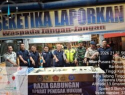 Polres Tebing Tinggi Razia Gabungan di Lapas, Temukan Sendok, Mancis Dimodifikasi Jadi Pisau