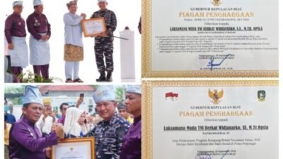 Kodaeral IV Raih Dua Penghargaan, Ungkap 4,7 Ton Narkotika di Perairan Kepri