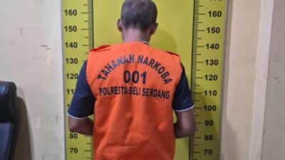 Satnarkoba Deli Serdang Tangkap Pengedar Sabu di Pagar Merbau