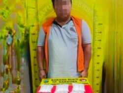 Bawa 928 Gram Sabu di Selangkangan, Kurir Diciduk Sebelum Tinggalkan Sumut