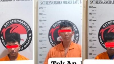 Polisi Batubara Sita 15 Gram Sabu dari 3 Orang Ini