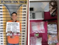Satnarkoba Polres Tebing Tinggi Amankan 12,13 Gram Sabu di Paya Pasir