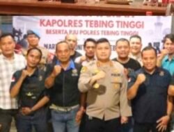 Kapolres Tebing Tinggi Ramah Tamah Dengan Wartawan