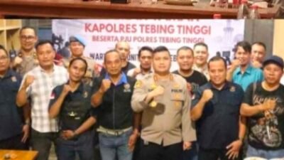 Kapolres Tebing Tinggi Ramah Tamah Dengan Wartawan