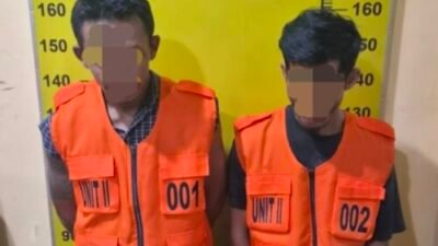 12 Paket Sabu Bersama Dua Pria Diamankan Polisi Deliserdang