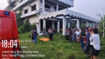 Polisi Selidiki Temuan Mayat di Eks Hotel Safari Tebing Tinggi