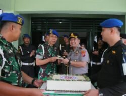 Kapolres Tebing Tinggi Sambangi Subdenpom, Perkuat Sinergitas di HUT ke 81 TNI