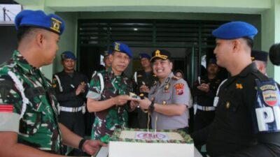 Kapolres Tebing Tinggi Sambangi Subdenpom, Perkuat Sinergitas di HUT ke 81 TNI