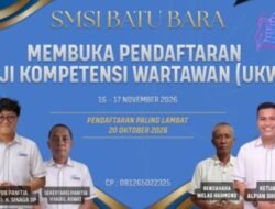 UKW Wartawan Batubara 16-17 November 2026, Pendaftaran Dibuka Hari Ini