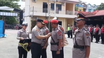 Sertijab Dua Kasat dan Pelantikan Kasi Hukum di Polres Tebing Tinggi