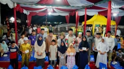 Safari Dakwah Anak Palestina di Batubara, Bupati Beri Uang Anak Yatim