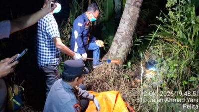 Polres Tebing Tinggi Olah TKP Penemuan Mayat