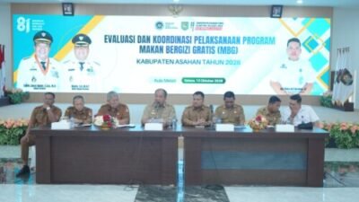 Bupati Asahan Evaluasi dan Koordinasi Pelaksanaan Program MBG