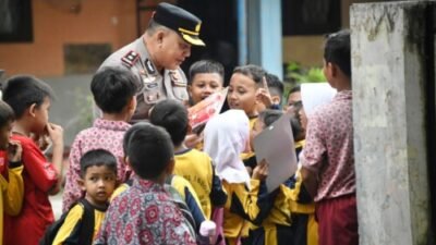 Wakapolres Tebing Tinggi di SD Negeri 163086 Kelurahan Bandar Utama