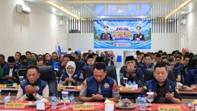 Forkopimda Batubara Ikuti Deklarasi “Polisi Bersama Masyarakat Sumut Tolak Narkoba”