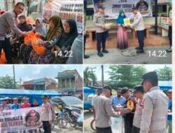 Polres Batubara Dengar Keluhan Warga, Bagikan Sembako