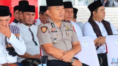 Upacara Hari Santri, Wakapolres Batubara Dorong Santri Menuju Indonesia Emas