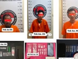 Polres Batubara Ungkap 3 Kasus Narkoba, Tiga Pria Diamankan