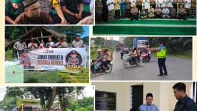 Polres Batubara Operasi Patuh Toba, Jumat Curhat Hingga Santuni Anak Yatim