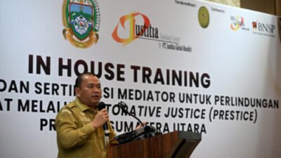 Paralegal 6.110 Desa di Sumut Dilatih Jadi Mediator